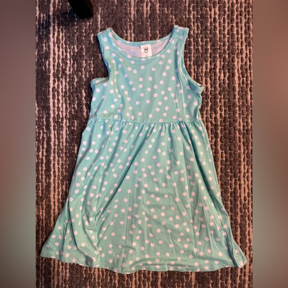 Blue Sleeveless Crew Neck Sundress - Picture 1 of 2